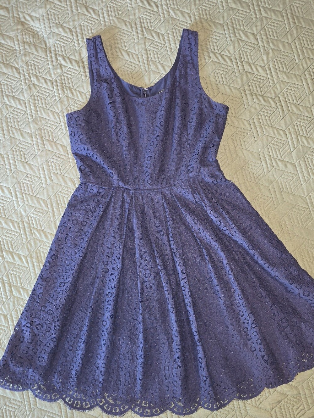 J. Crew Navy Lace Dress